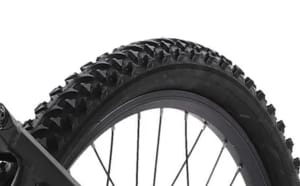 knobby 26-inch tires