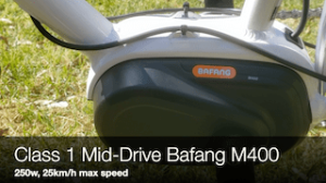 Bafang motor 250w - 25km/h